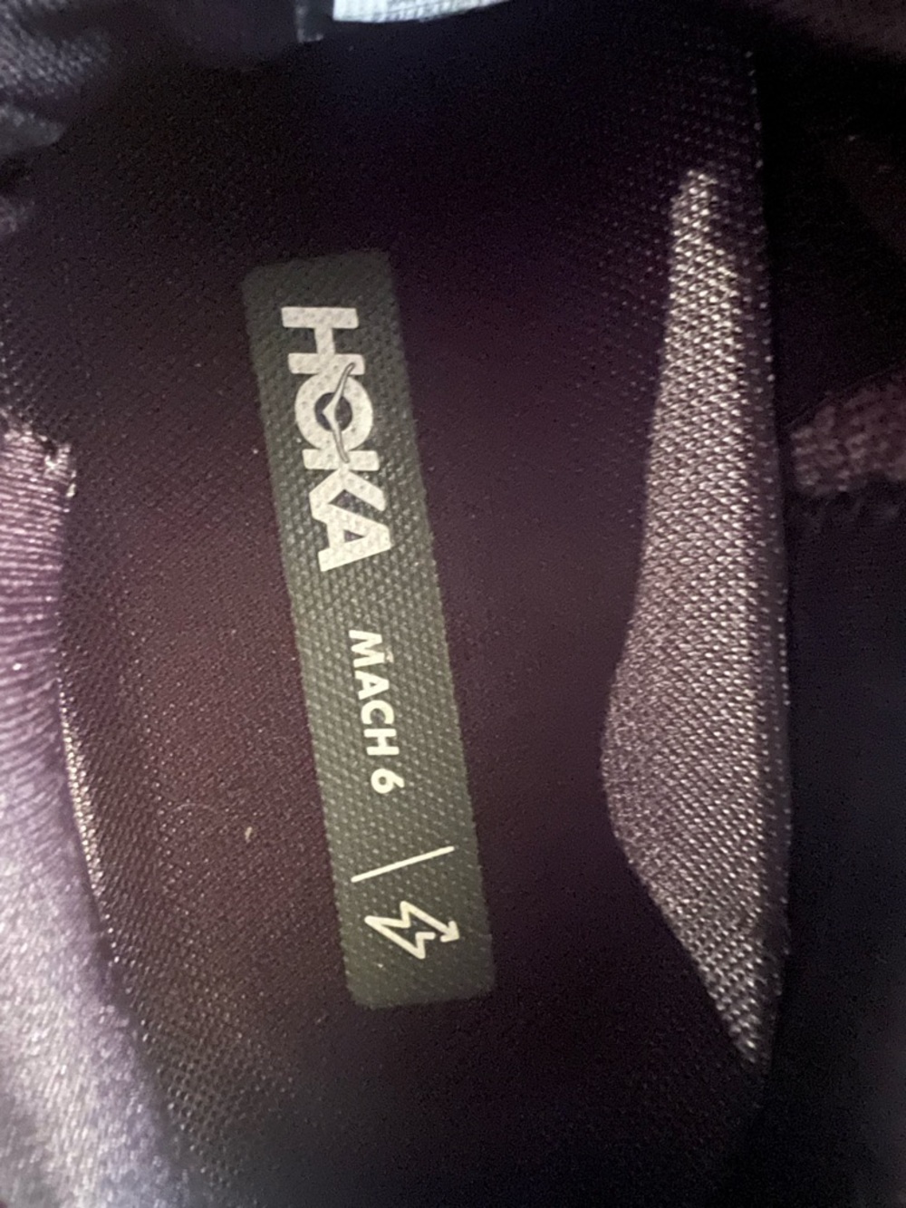 Hoka One One Mach 6 Running Shoes Black White Women’s 8.5 EU 40 2/3 - Picture 9 of 10